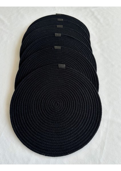 Yuvarlak Supla Siyah 33CM 6lı modelleri