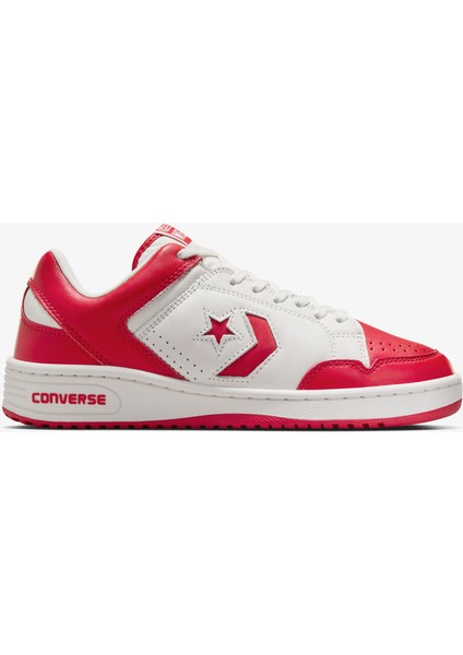 Weapon Unisex Kırmızı Deri Sneaker