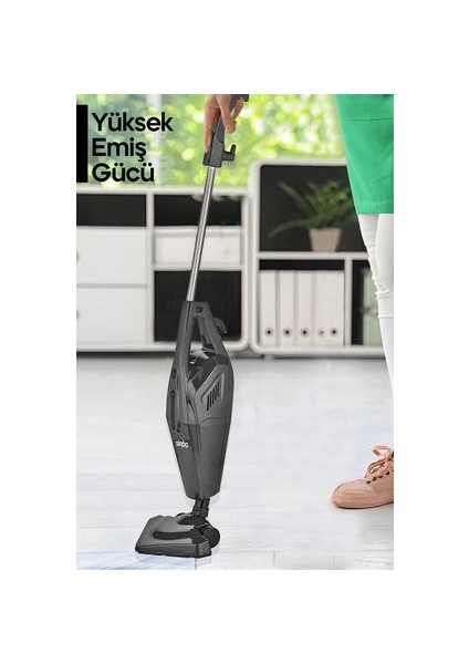 Dikey Elektrikli Süpürge - Sessiz Çalışma (62 dB), Pratik Kullanım, Toz Torbasız, 890W Yüksek Emiş Gücü indirimleri