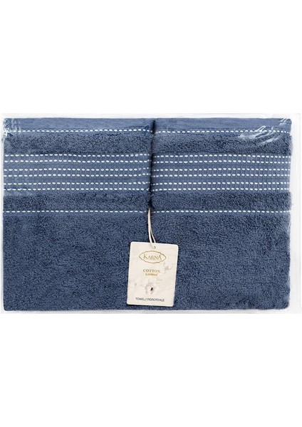 Pamuk Havlu Ladin Yumuşak ve Su Emici Banyo Havlusu 50X90