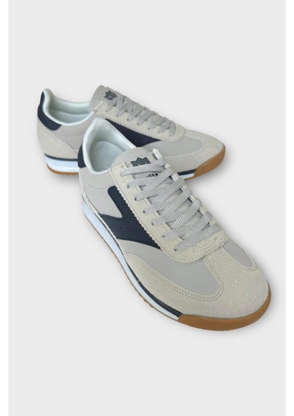 Erkek Günlük Hafif Rahat Taban Sneaker Ayakkabı Gri - Lacivert