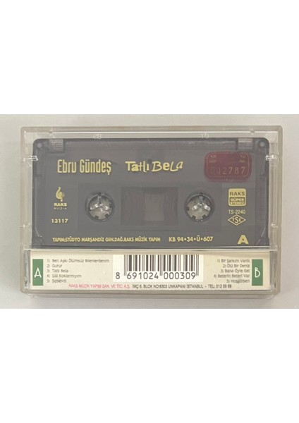 Ebru Gündeş Tatlı Bela Kaset (Orijinal Dönem Baskı Kaset) fiyatları