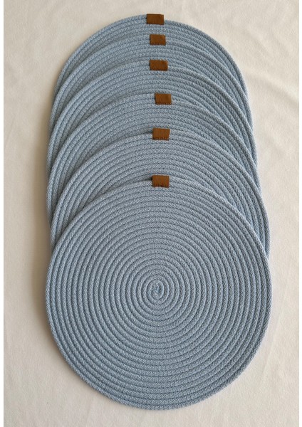 Yuvarlak Supla Açık Mavi 33CM 6lı modelleri