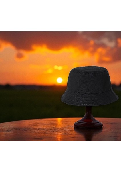 Siyah Uv Korumalı Bucket Şapka modelleri