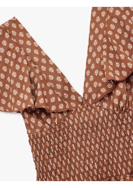 Gipeli Kısa Yarasa Kol Derin V Yaka Tişört modelleri