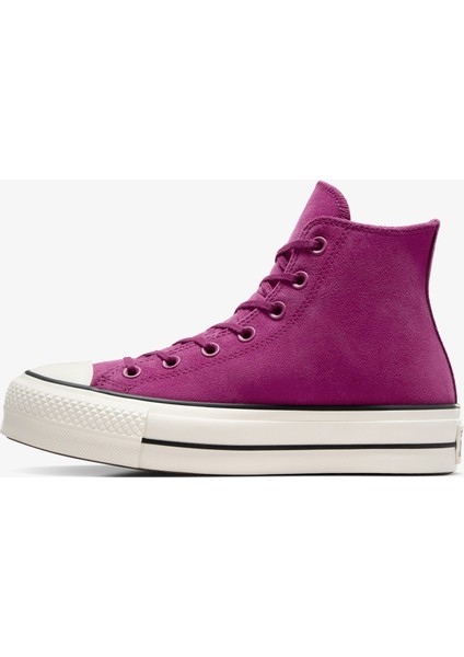 Chuck Taylor All Star Lift Unisex Mor Süet Platform Sneaker
