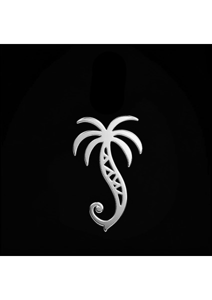 925 Ayar gümüş kolye palmiye ağacı SM8506