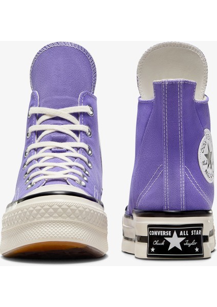 Chuck 70 Plus Unisex Mor Platform Sneaker modelleri