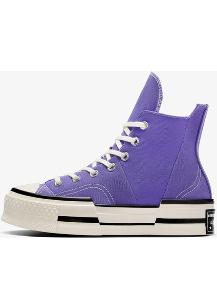 Chuck 70 Plus Unisex Mor Platform Sneaker fırsatları