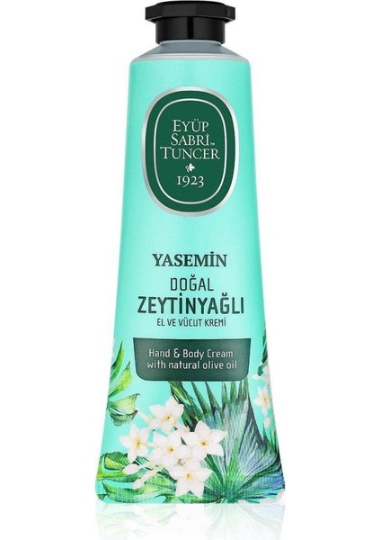 Doğal Zeytinyağlı El ve Vücut Kremi 50 ml Yasemin