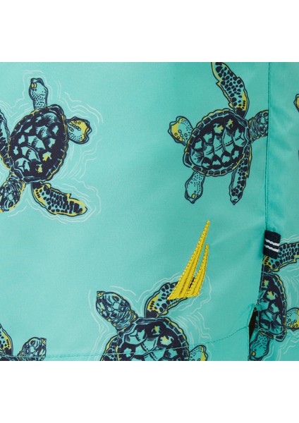 Erkek Yeşil Regular Fit Deniz Şortu indirimleri