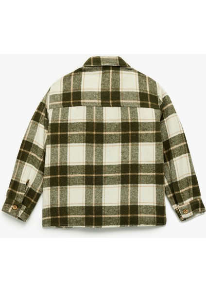 Uzun Kollu Klasik Yaka Cep Detaylı Oduncu Gömleği fiyatları