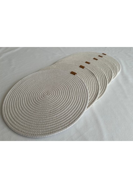 Yuvarlak Supla Beyaz 33CM 6lı