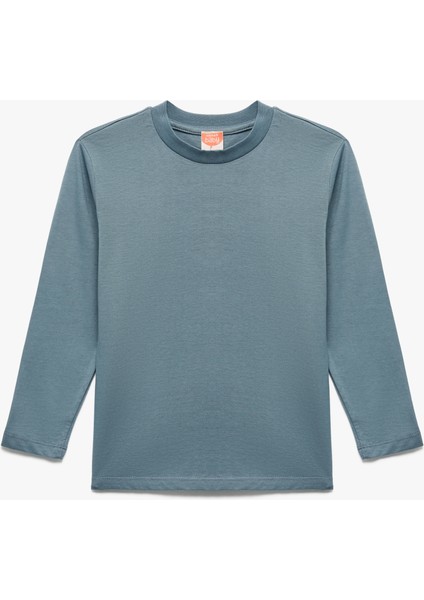 Uzun Kollu Bisiklet Yaka Pamuklu 5'li Tişört Seti indirimleri