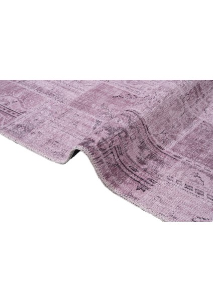 Brezovica Patchwork Pembe Polyester Dikdörtgen Modern Desenli Pamuk Makinada Yıkanabilir Hav Toz Vermez Leke Tutmayan Kaymaz Taban Dijital Makine Baskı Salon Yolluk Mutfak Halı fırsatları
