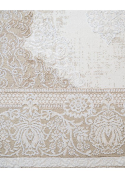 Klasik Bej Akrilik Dikdörtgen Modern Desenli Akrilik Hav Vermeyen Leke Tutmayan Kolay Temizlenen Yumuşak Makine Salon Yolluk Mutfak Halı indirimleri