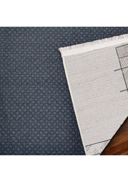 Gri Geometrik Etnik Modern Desenli Pamuk Makinada Yıkanabilir Hav Toz Vermez Leke Tutmayan Kaymaz Taban Dijital Makine Baskı Salon Yolluk Mutfak Halı indirimleri