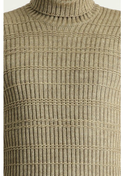 Balıkçı Yaka Slim Fit Dar Kesim Desenli Triko Kazak indirimleri