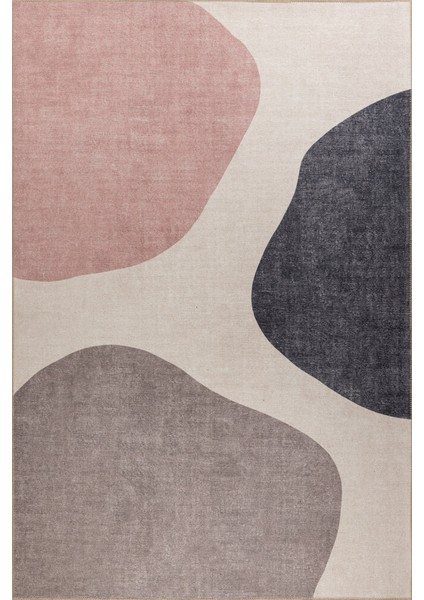 Mnemba Modern Krem Polyester Kare Modern Desenli Pamuk Makinada Yıkanabilir Hav Toz Vermez Leke Tutmayan Kaymaz Taban Dijital Makine Baskı Salon Yolluk Mutfak Halı fiyatları