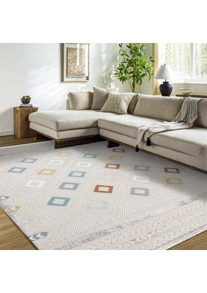 Multi Geometrik Etnik Modern Desenli Pamuk Makinada Yıkanabilir Hav Toz Vermez Leke Tutmayan Kaymaz Taban Dijital Makine Baskı Salon Yolluk Mutfak Halı modelleri