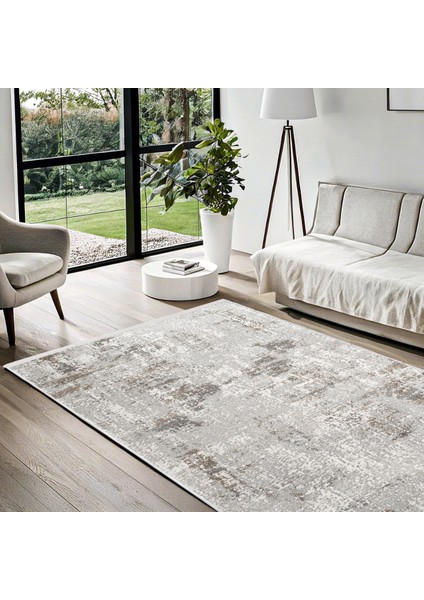 Gri Modern Etnik Desenli Pamuk Makinada Yıkanabilir Hav Toz Vermez Leke Tutmayan Kaymaz Taban Dijital Makine Baskı Salon Yolluk Mutfak Halı fiyatları