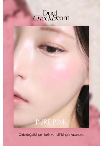 Allık ve Aydınlatıcı Paleti + Fırça Seti MUZIGAE MANSION Dual Cheek Beam Set (01 Pure Pink) modelleri