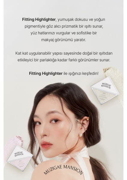 Yumuşak Dokulu, Doğal Görünüm Sunan Aydınlatıcı MUZIGAE MANSION Fitting Highlighter (Gorgeous) fırsatları