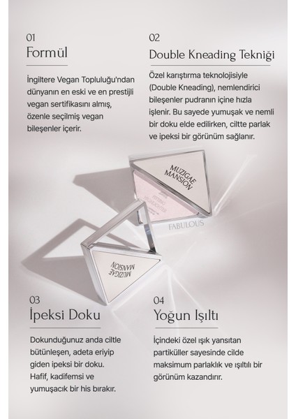 Yumuşak Dokulu, Doğal Görünüm Sunan Aydınlatıcı MUZIGAE MANSION Fitting Highlighter (Gorgeous) indirimleri