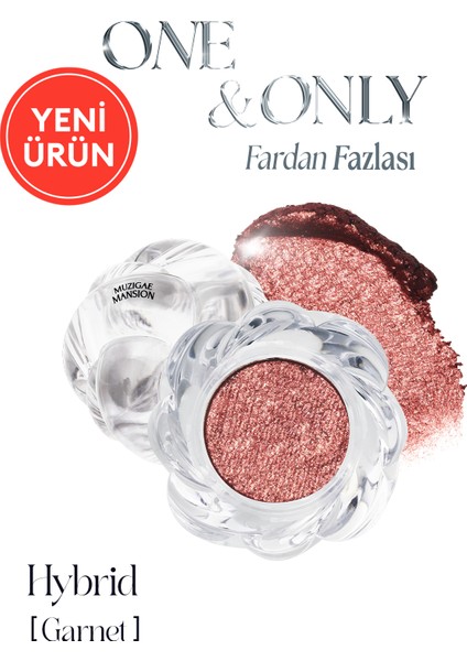 Yoğun Işıltılı Krem Dokulu Çok Amaçlı Tekli Far Muzıgae Mansıon One&only Shadow Hybrid (Garnet)