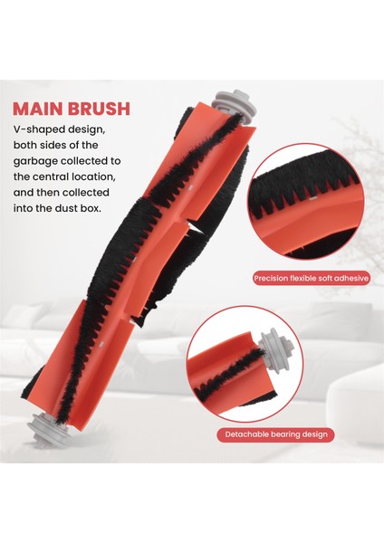 Dream D9/L10 Pro/d9 Max/d9 Pro/d9 Mistral Rls5 Robot Vakum Süpürge Yedek Parçaları Için Ana Yan Fırça Hepa Filtre Mop (Yurt Dışından) fırsatları