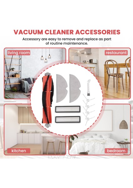 Dream D9/L10 Pro/d9 Max/d9 Pro/d9 Mistral Rls5 Robot Vakum Süpürge Yedek Parçaları Için Ana Yan Fırça Hepa Filtre Mop (Yurt Dışından) indirimleri