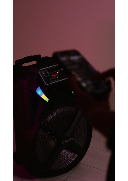 MD-BT123 30W Usb/bt/tf/tws Kablosuz ve Kafa Mikrofonlu Öğretmen/toplantı Anfisi