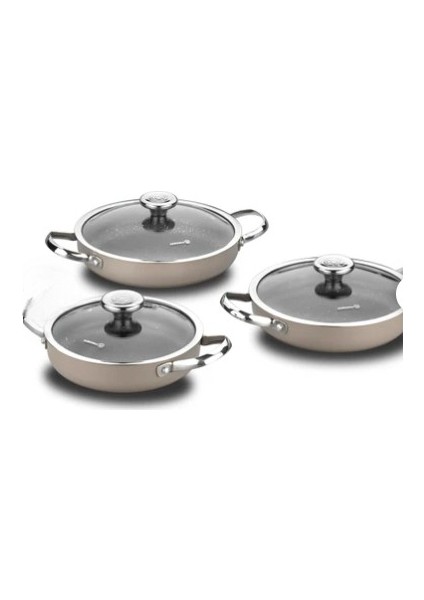 Zeta 6 Parça Bej Omlet Set A1356