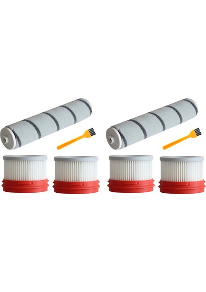 8x Filtre Silindir Fırça Kiti Xiaomi Dreame V9/V9P/V10 Vakum Süpürge Parçaları Temizleme Fırçası Ev Aksesuarları (Yurt Dışından)