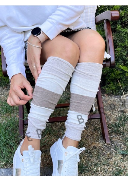 Yeni Sezon Kadın Çizgili Tozluk Çorap