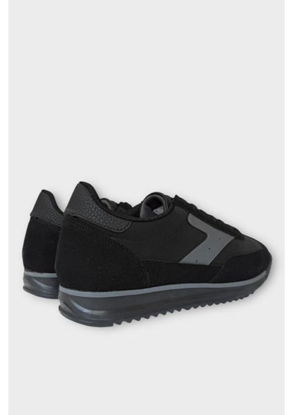 Erkek Günlük Hafif Rahat Taban Sneaker Ayakkabı Siyah indirimleri