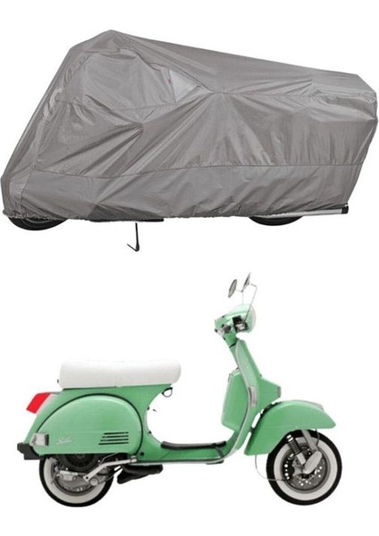 | Lml Star 2 A+ Kalite Bağlantı Tokalı Uyumlu Solarblock Prime Uyumlu Motosiklet Brandası | Su Geçirmez, %99 UV, Yansıtıcı Gümüş Üst, 360° Lastikli, Taşıma Çantalı