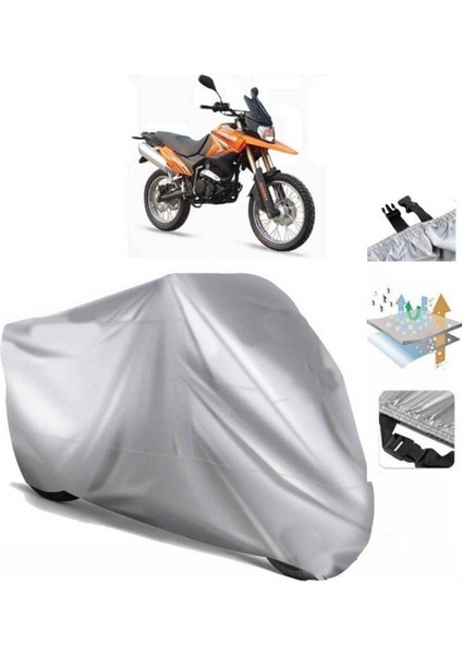 | Kadırga KD-250GY Arka Çanta (Bağlantı Tokalı) Uyumlu Solarblock Prime Uyumlu Motosiklet Brandası | Su Geçirmez, %99 UV, Yansıtıcı Gümüş Üst fiyatları