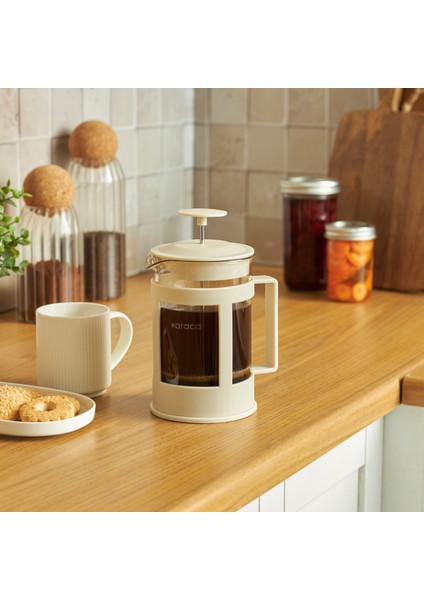 Rita French Press 800 ml Krem