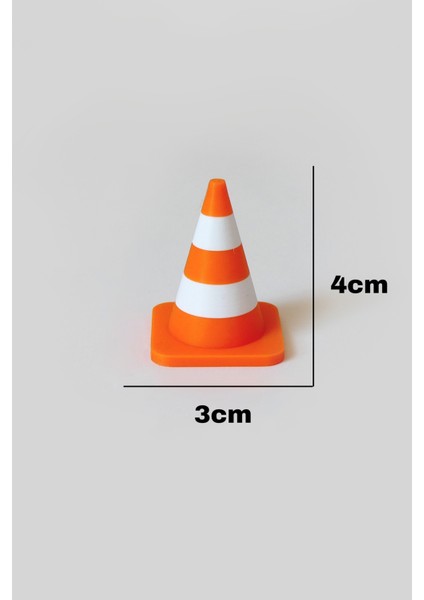 Mini Trafik Konisi 6’lı Set - Bioplastik modelleri
