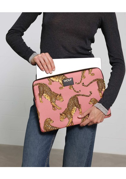 Blush Leopard - Laptop Kılıfı 15" & 16"