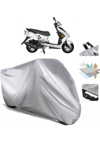 | Rmg Moto Gusto Crystal Arka Çanta (Bağlantı Tokalı) Uyumlu Solarblock Uyumlu Motosiklet Brandası | Su Geçirmez, %99 UV, Yansıtıcı Gümüş Üst fiyatları