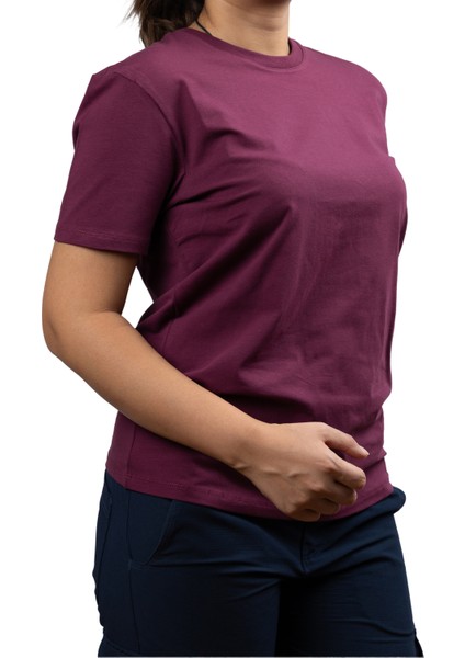 Fit Kesim Sıfır Yaka Unisex T-Shirt