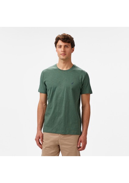 Erkek Yeşil Regular Fit T-Shirt