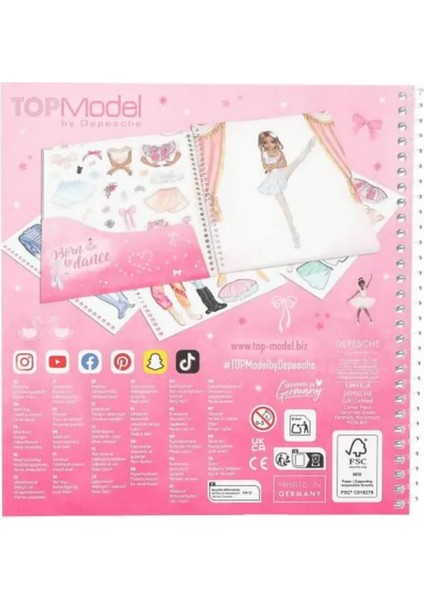 Topmodel Dress Me Up Stickerbook Ballet fırsatları