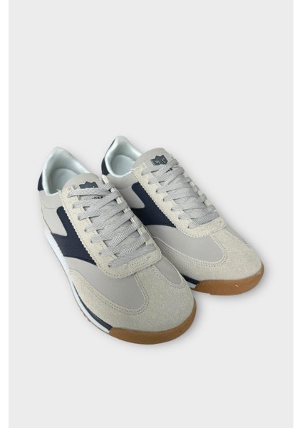 Erkek Günlük Hafif Rahat Taban Sneaker Ayakkabı Gri - Lacivert fırsatları