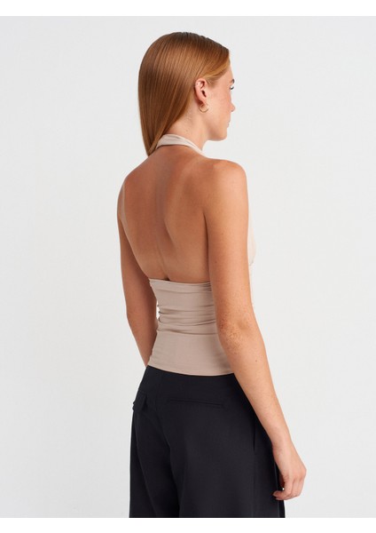 31968 Büzgülü Halter Yaka Top-Taş fiyatları