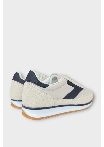 Erkek Günlük Hafif Rahat Taban Sneaker Ayakkabı Gri - Lacivert indirimleri