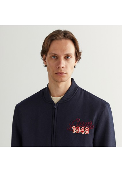 Erkek Lacivert Oversize Fit Hakim Yaka Logolu Ceket indirimleri