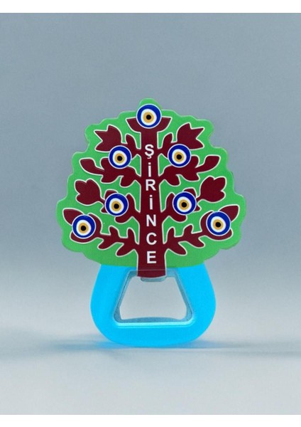 Şirince Temalı Buzdolabı Süsü Magnet Şişe Açacağı 8cm x 10CM
